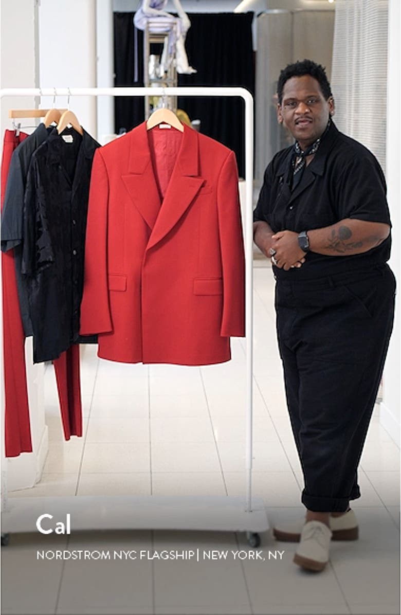 Horizontal Wool Blazer, sales video thumbnail