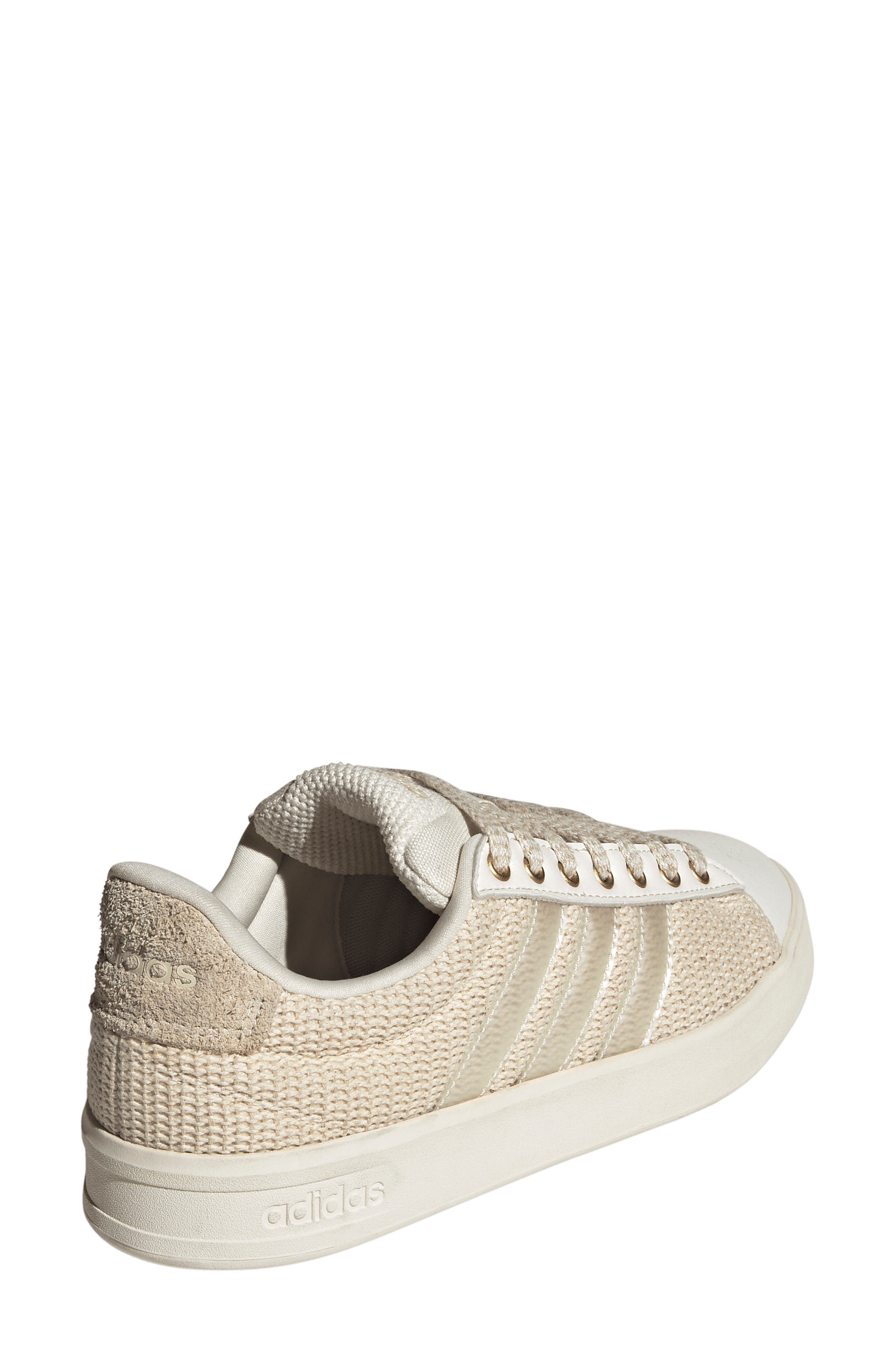 adidas Grand Court 3.0 Sneaker, Alternate, color, Non-Dyed/ Ice Gold/ Linen