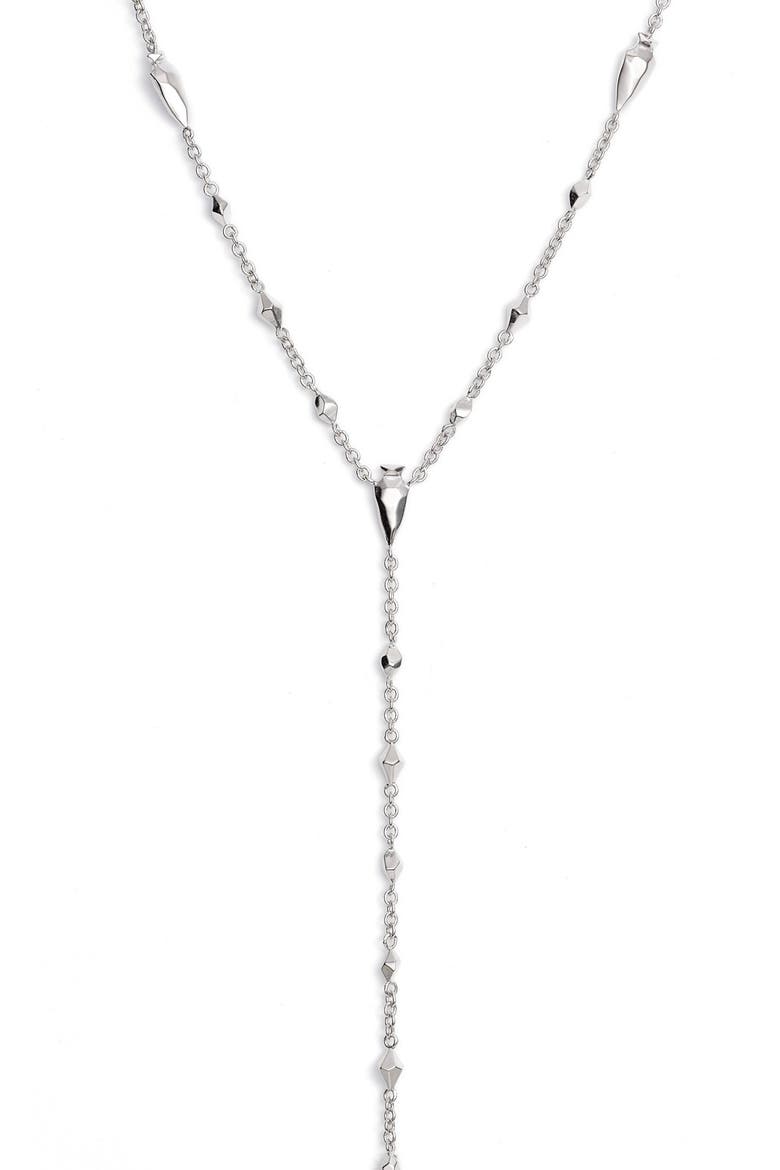 'Grant' Y-Necklace, Alternate, color, SILVER