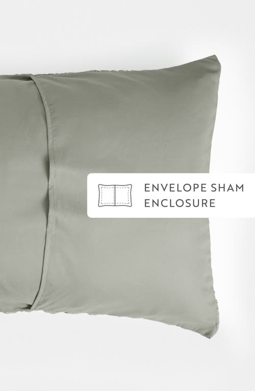 Homespun Seersucker Textured 3-piece Comforter Set In Green