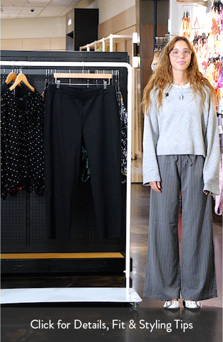 Double Knit Lantern Ankle Pants, sales video thumbnail