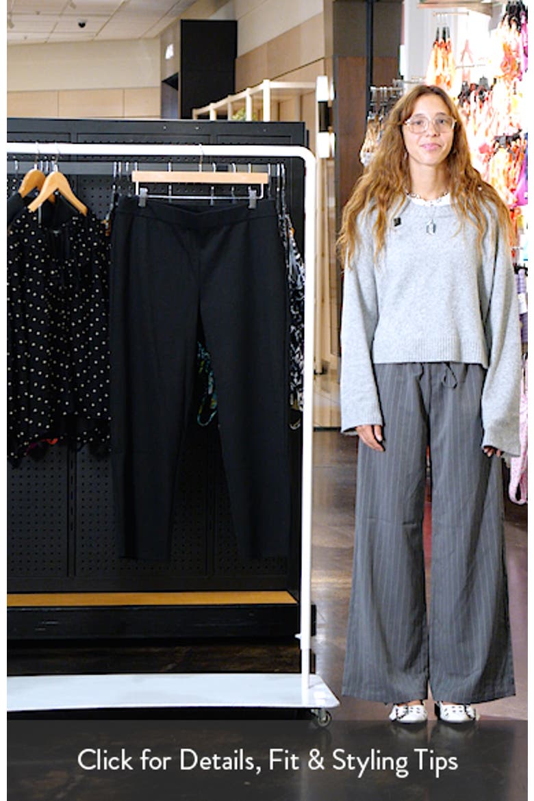 Double Knit Lantern Ankle Pants video