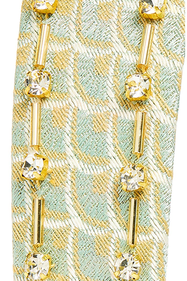 Bessette Crystal Embellished Fabric Headband, Alternate, color, NILE MIST