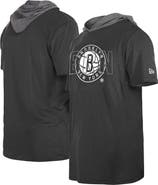 New Era Men's New Era Black Brooklyn Nets Active Hoodie T-Shirt