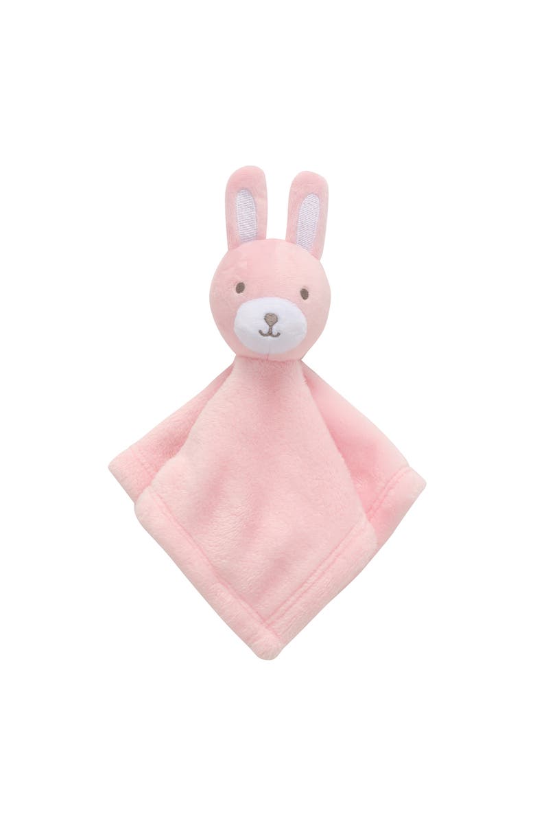 Lambs & Ivy Garden Bunny 3-Piece Developmental Infant Baby Plush Gift Set, Alternate, color, Pink