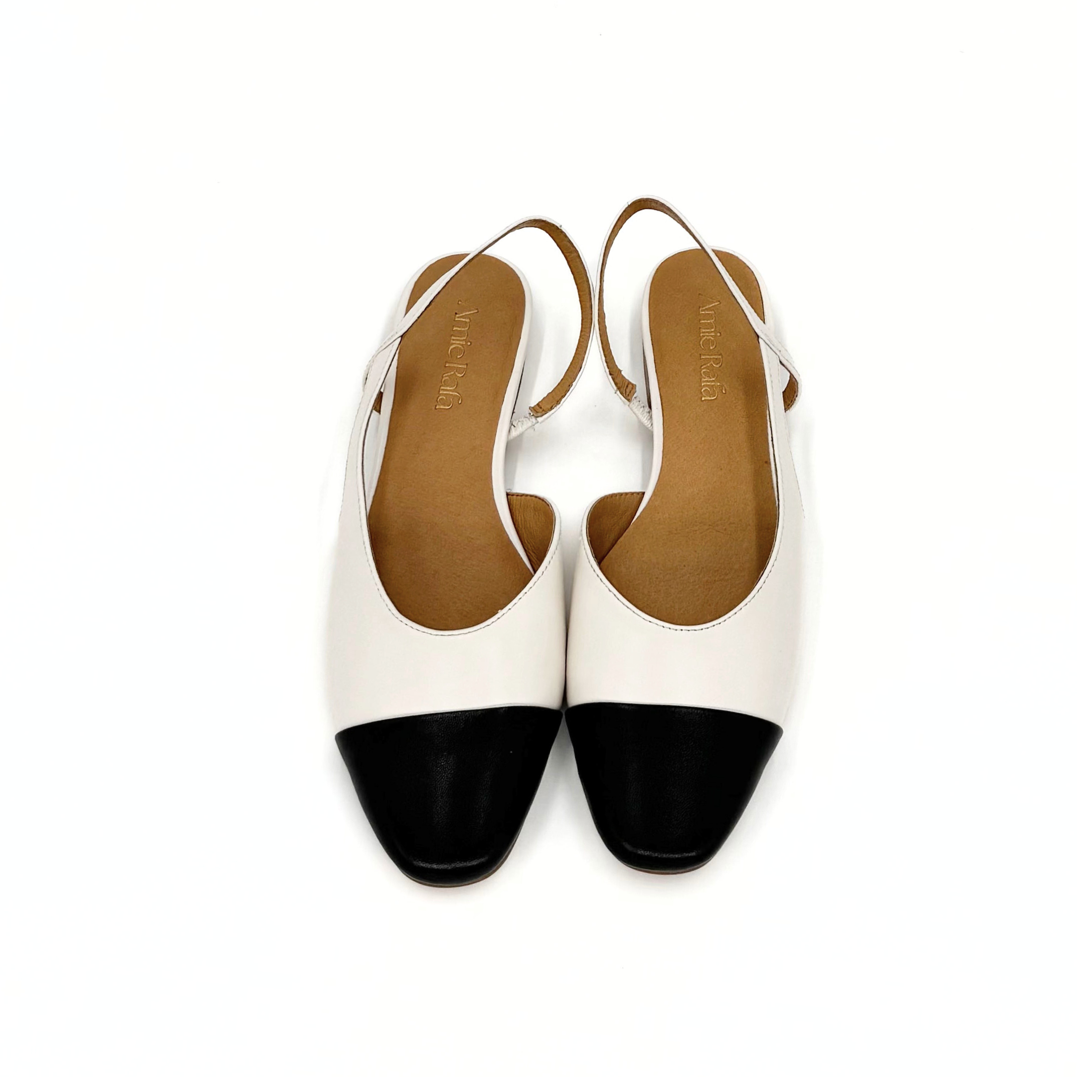 Amie Rafa Lyon Slingback Flat, Alternate, color, Bone