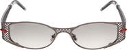 Christian Louboutin 55mm Gradient Oval Sunglasses