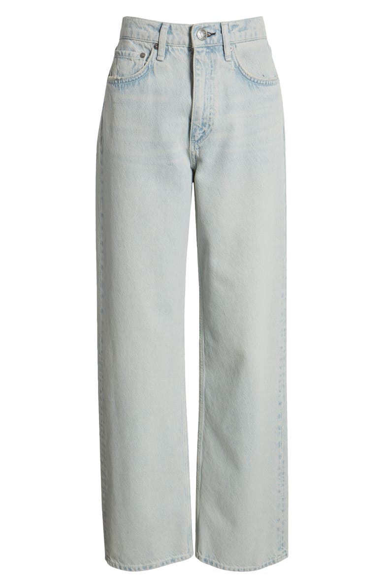 rag & bone Shea High Waist Relaxed Straight Leg Jeans, Alternate, color, 