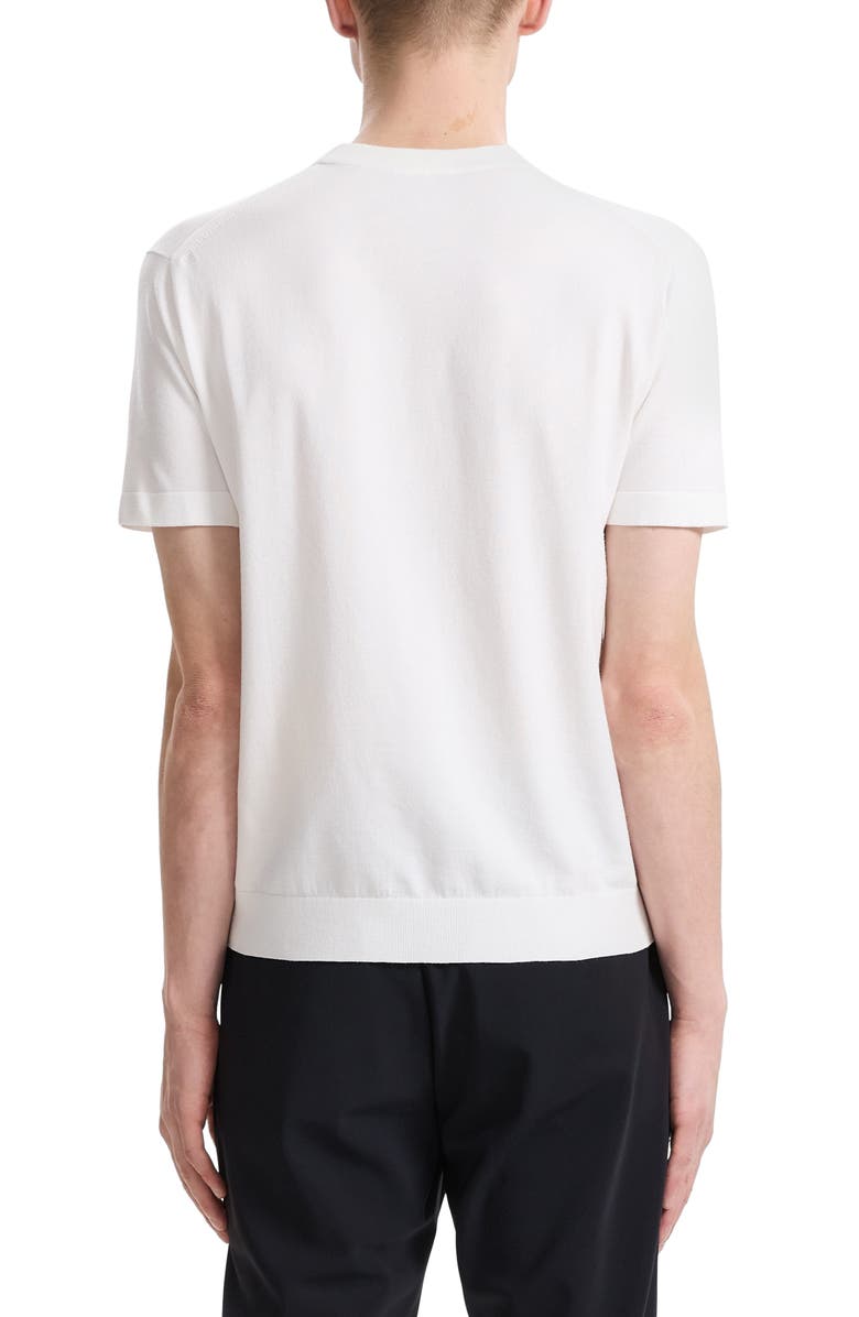 Theory Sarior Short Sleeve Sweater, Alternate, color, White