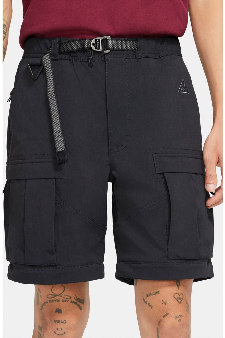 ACG Smith Summit Convertible Cargo Pants, Alternate, color, BLACK/ BLACK