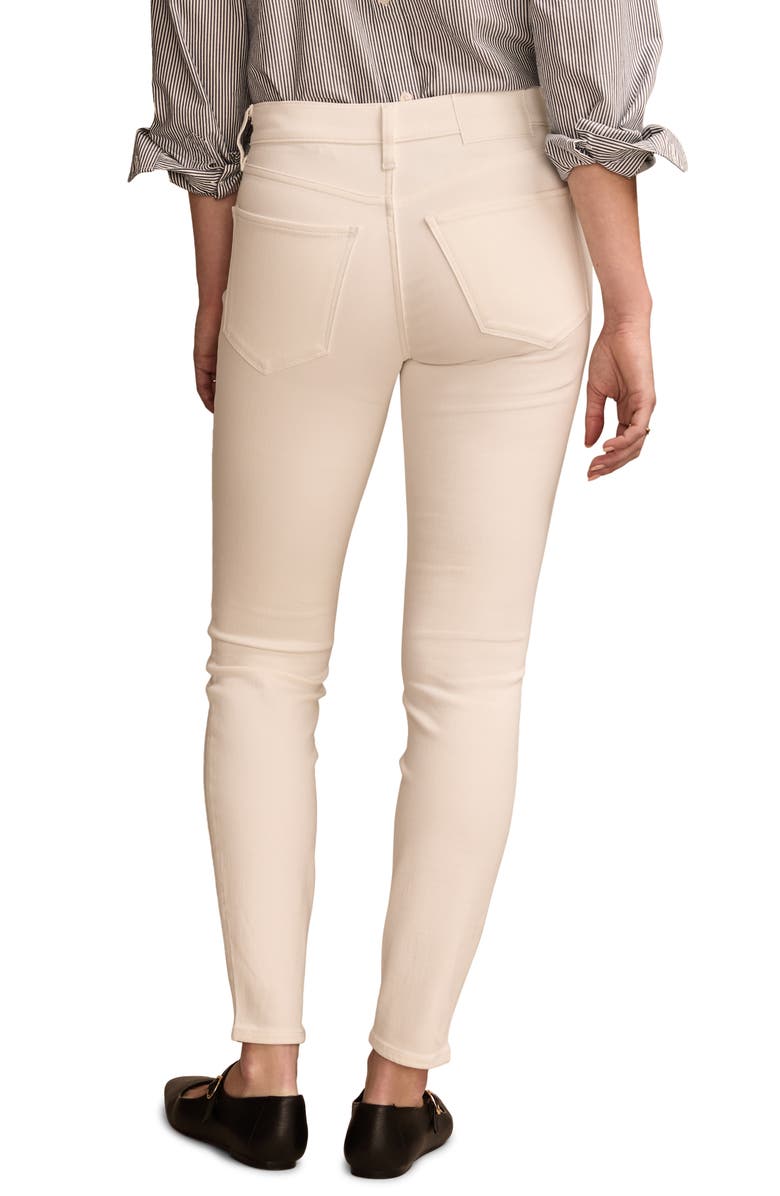 Lucky Brand Bridgette High Waist Skinny Jeans, Alternate, color, Bright White