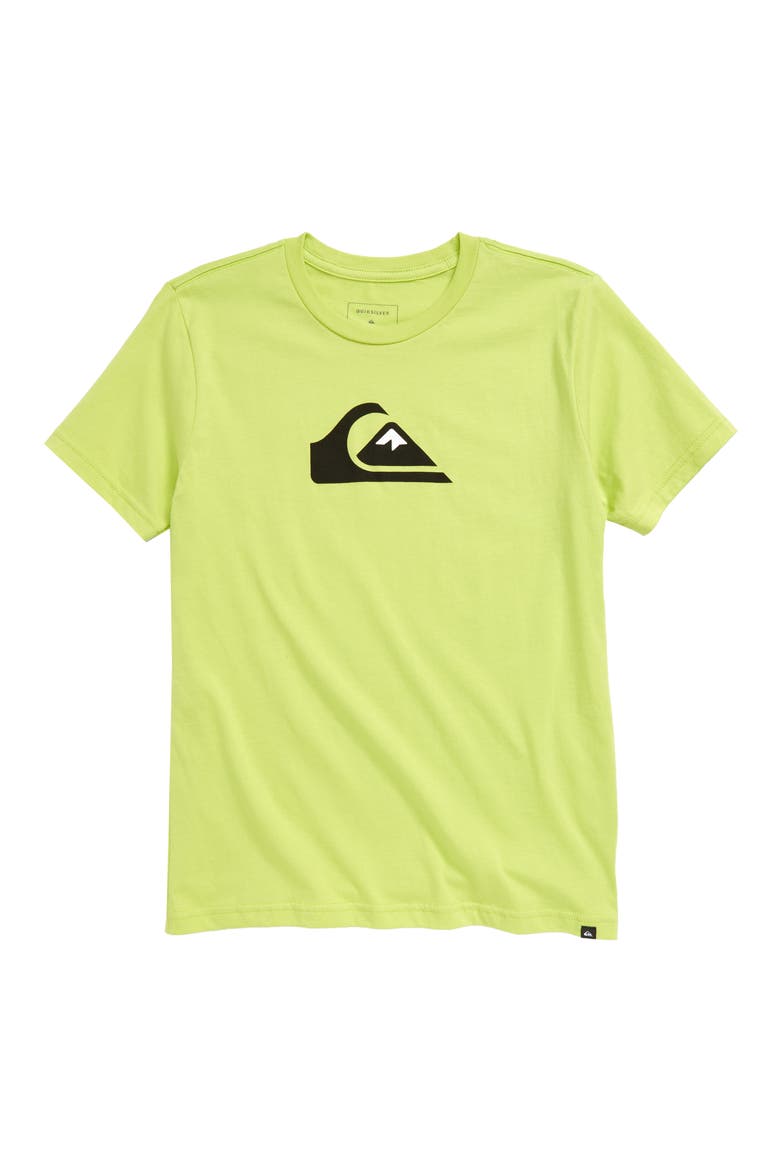 Comp Logo Graphic Tee, Main, color, GREEN GLOW