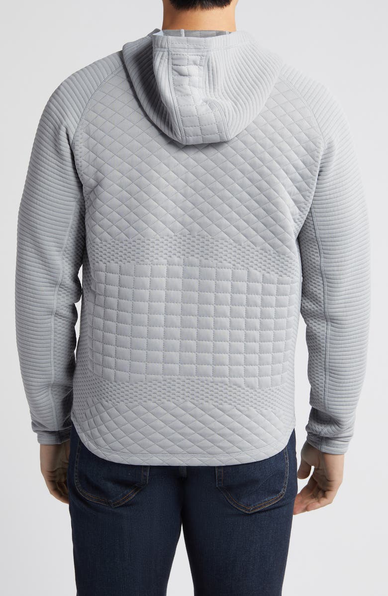 Peter Millar Orion Quilted Performance Zip Hoodie, Alternate, color, 