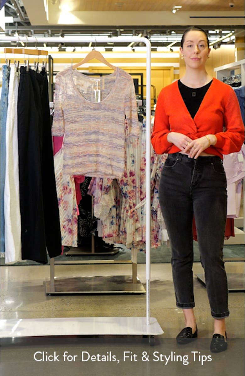 Alana Pointelle Sweater, sales video thumbnail