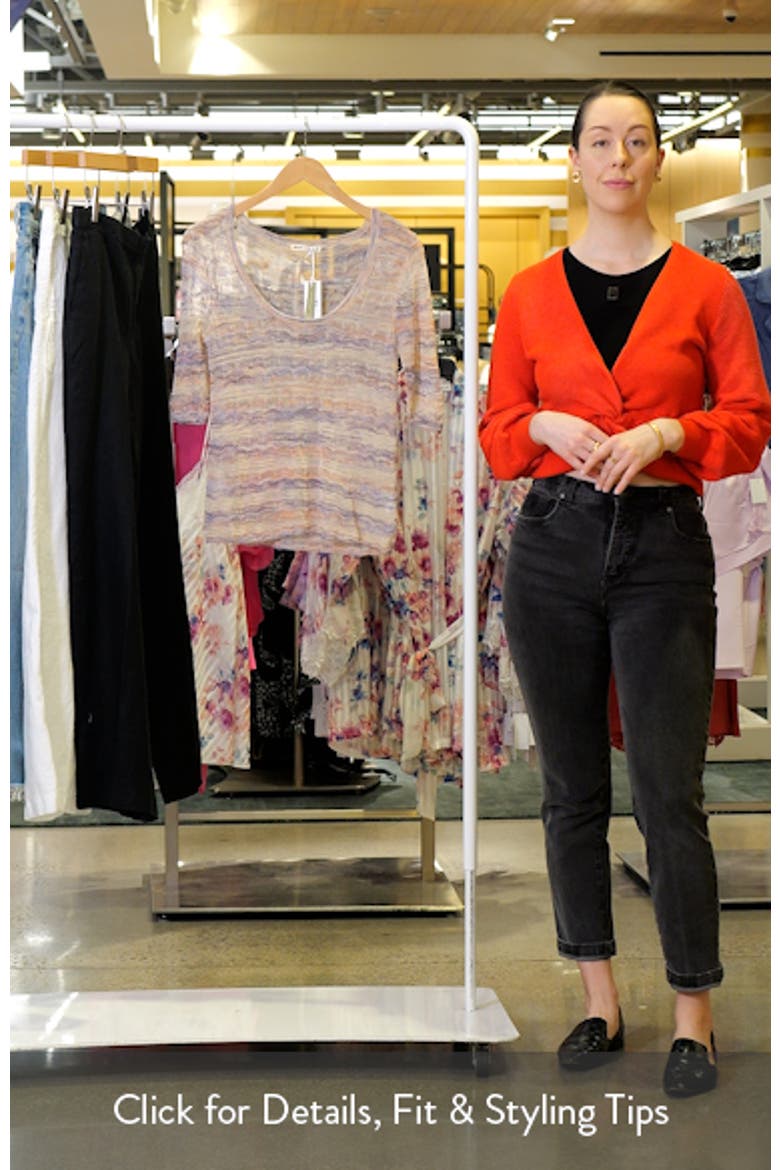 Alana Pointelle Sweater video