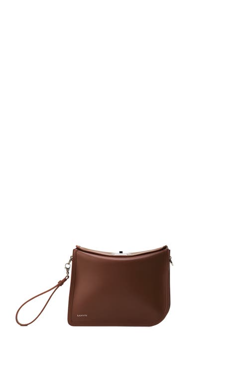 Compagnon Asymmetrical Leather Clutch Bag