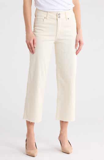 KUT from the Kloth Lucy Raw Hem Wide Leg Jeans