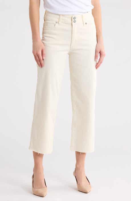 KUT from the Kloth Lucy Raw Hem Wide Leg Jeans