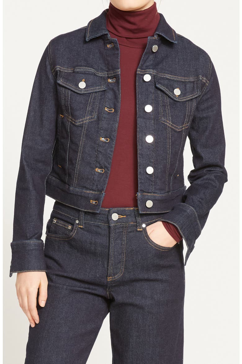 Kelsey Denim Jacket, Main, color, VINTAGE INDIGO SELVEDGE