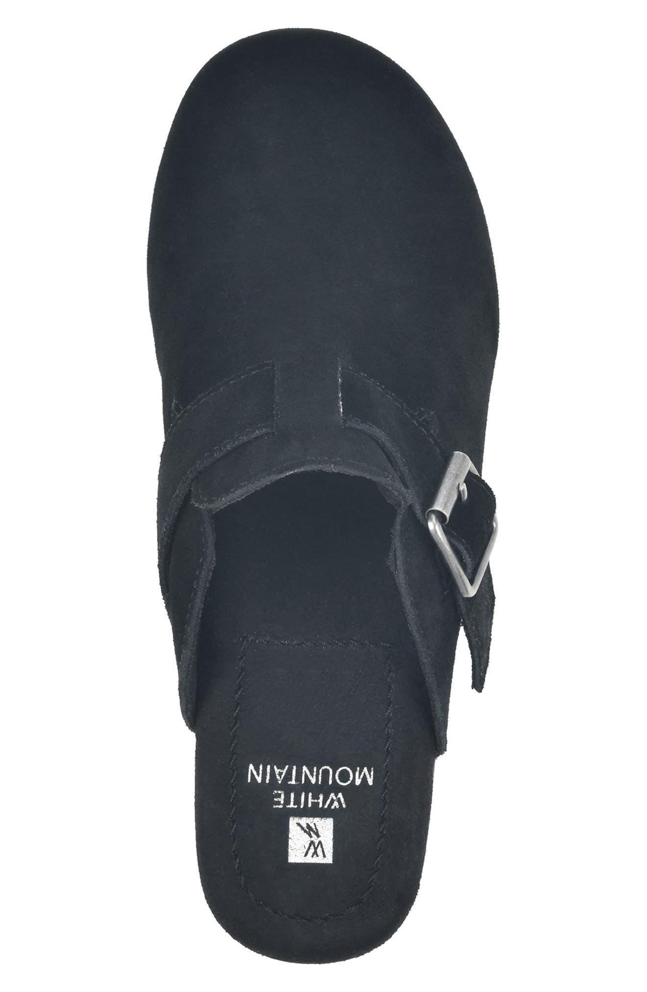 White Mountain Footwear WHITE MOUNTAIN Behold Suede Platform Clog, Alternate, color, 