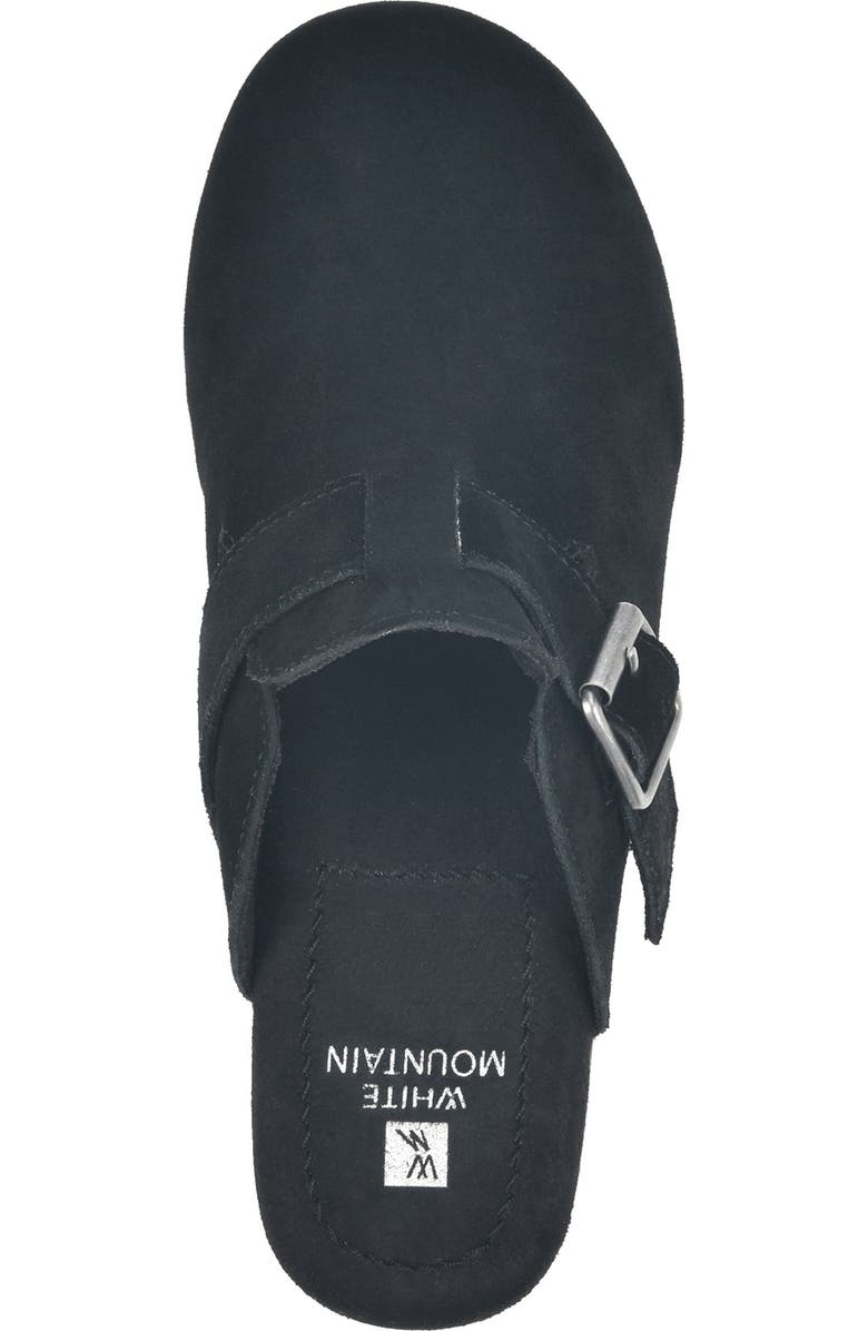 White Mountain Footwear WHITE MOUNTAIN Behold Suede Platform Clog, Alternate, color,