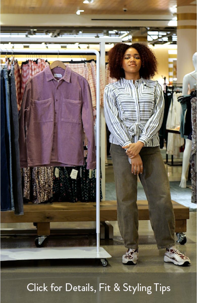 Regular Fit Corduroy Button-Up Shirt, sales video thumbnail