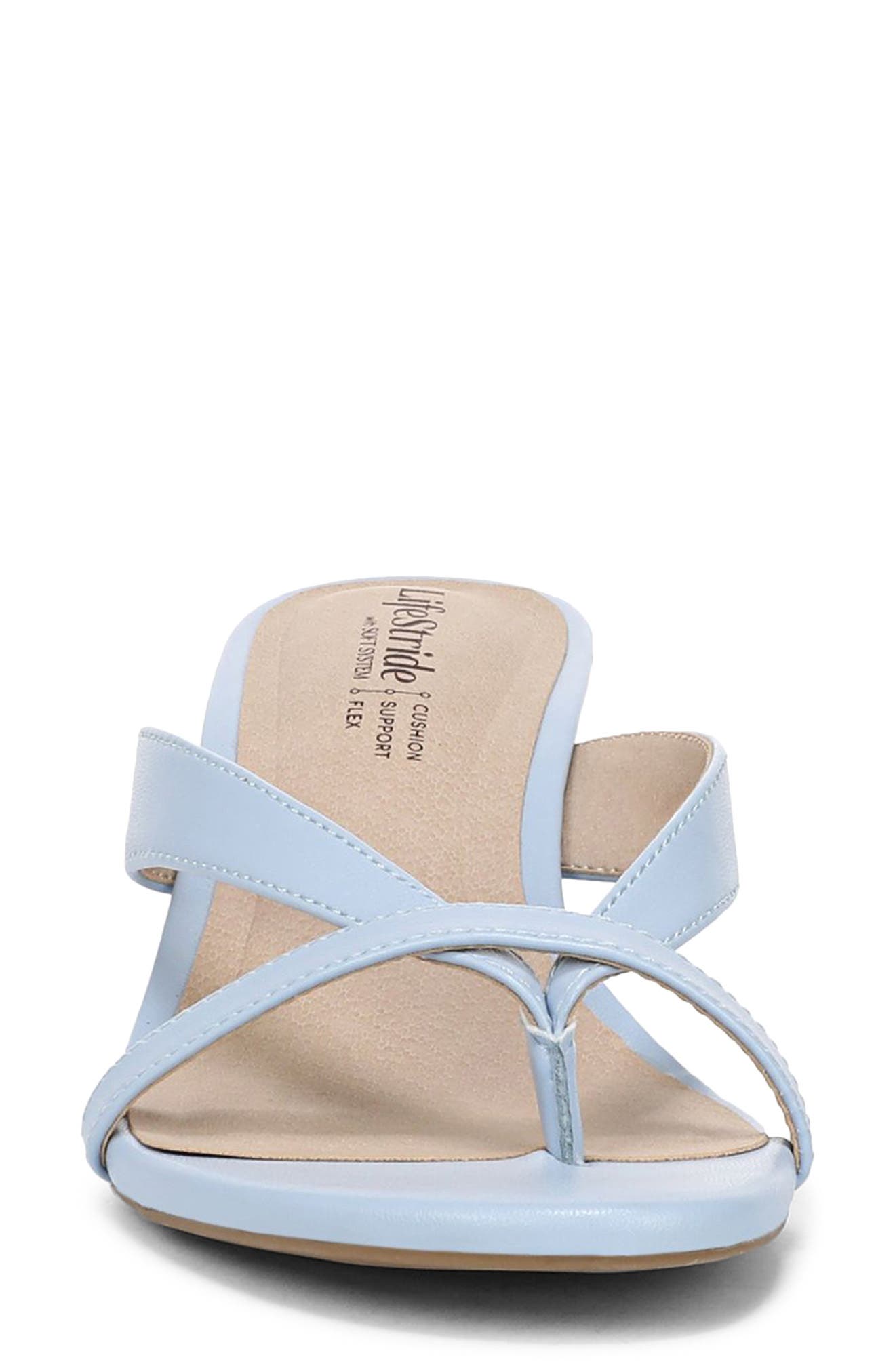 Navine Kitten Heel Flip Flop, Alternate, color, ICE BLUE
