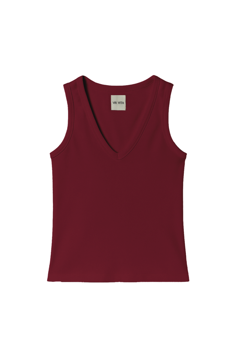 Kana Tank, Alternate, color, Merlot