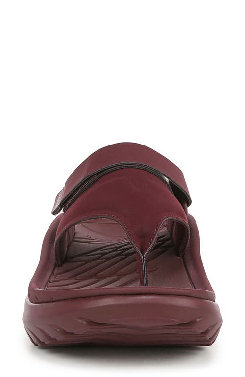 Vionic Restore Ii Flip Flop In Burgundy