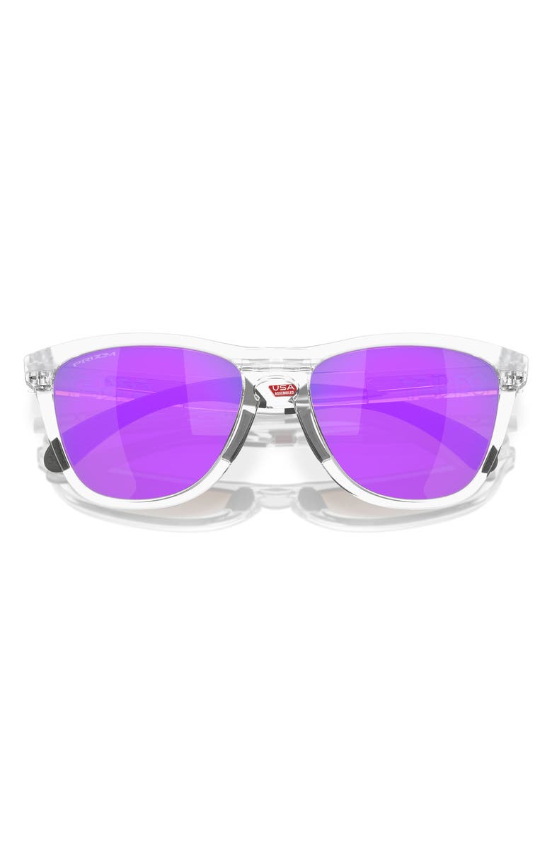Oakley Frogskins<sup>™</sup> Range 55mm Prizm<sup>™</sup> Keyhole Low Bridge Sunglasses, Alternate, color, Clear