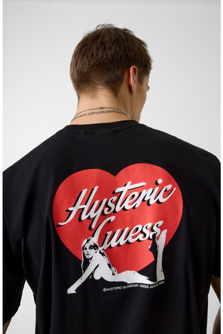 x Hysteric Glamour Graphic T-Shirt, Alternate, color, BLACK