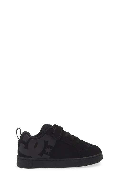 Dc Shoes Kids' Court Graffik Sneaker In Black