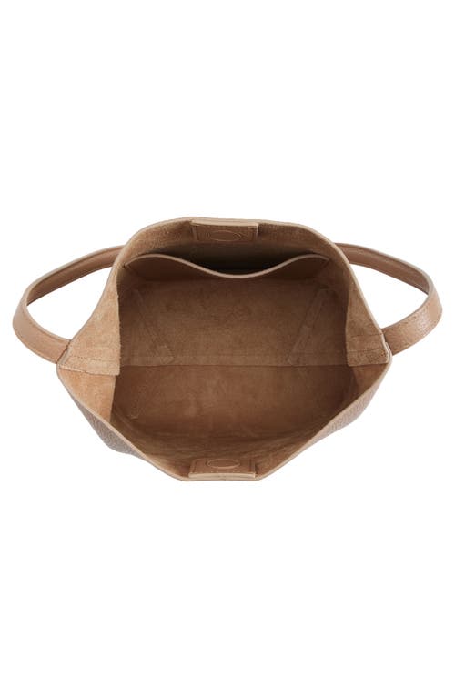 Mansur Gavriel Mini Everyday Cabas Leather Tote In Biscotto