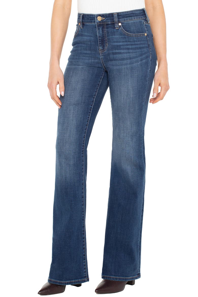 Hannah Flare Jeans, Main, color, SQUIRE SHORE