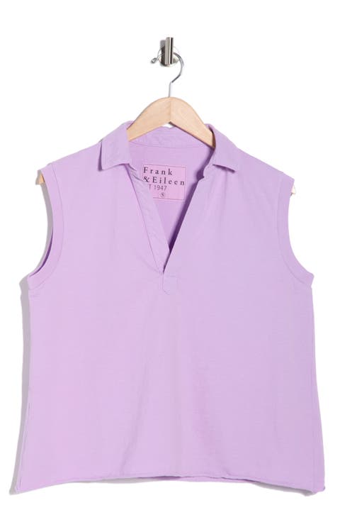 Olivia Popover Henley Tank