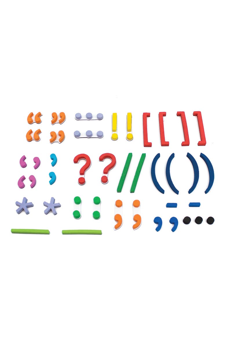 Junior Learning Rainbow Punctuation Marks Magnetic Activities Learning Set, Alternate, color, Multicolored