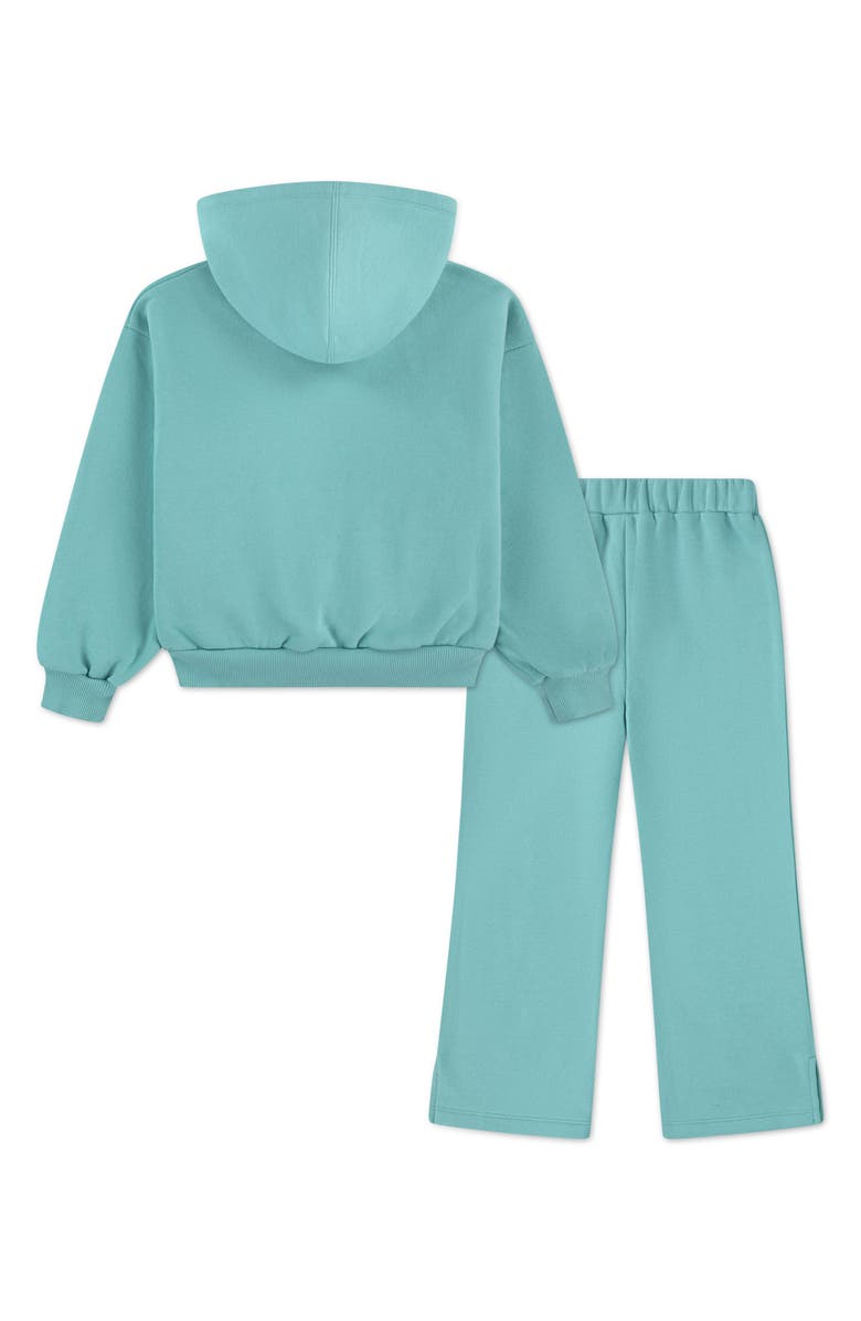 Nike Kids' Pop Fleece Hoodie & Pants Set, Alternate, color, Green Frost