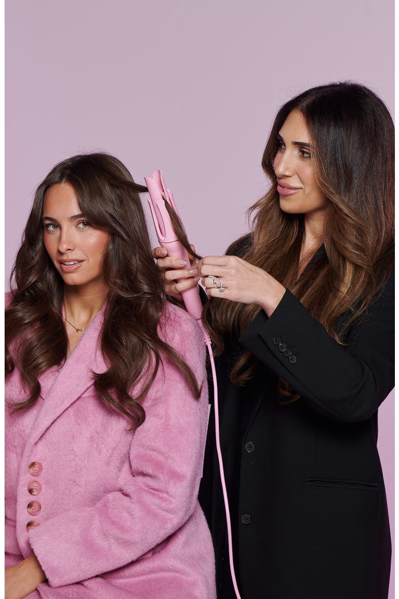 Auto Curl Tong, Alternate, color, PINK