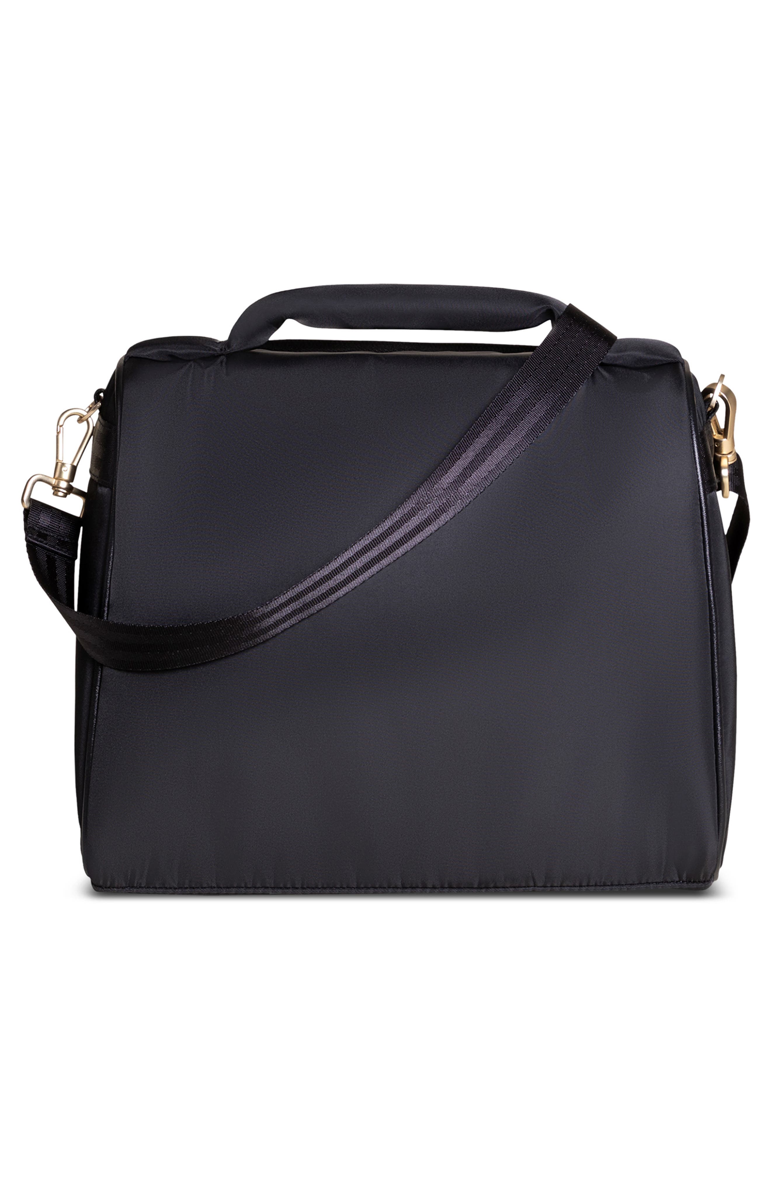 JuJuBe Insulated Twill Bottle Bag, Alternate, color, Black