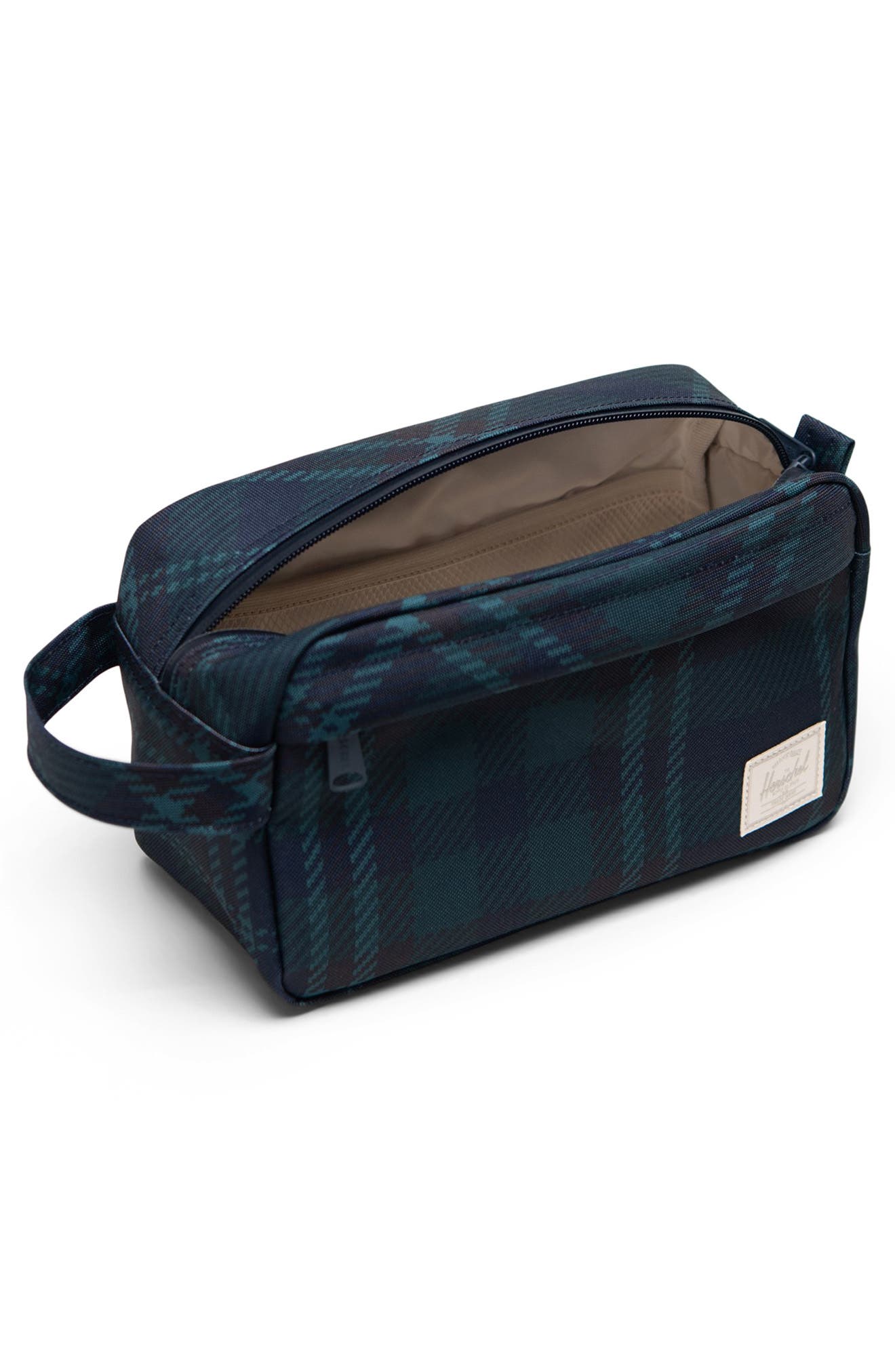 Chapter Travel Kit, Alternate, color, BLACK IRIS PLAID