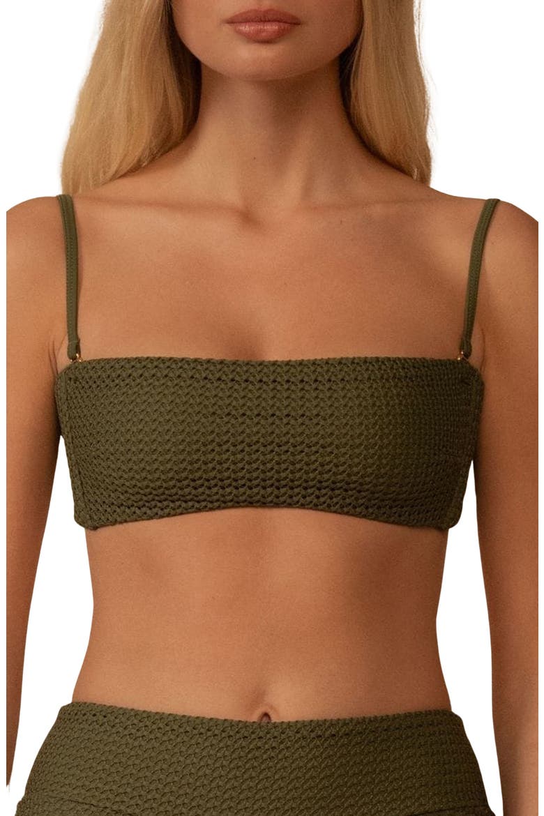 Olive Summer Bikini Top, Main, color, OLIVE CROCHET