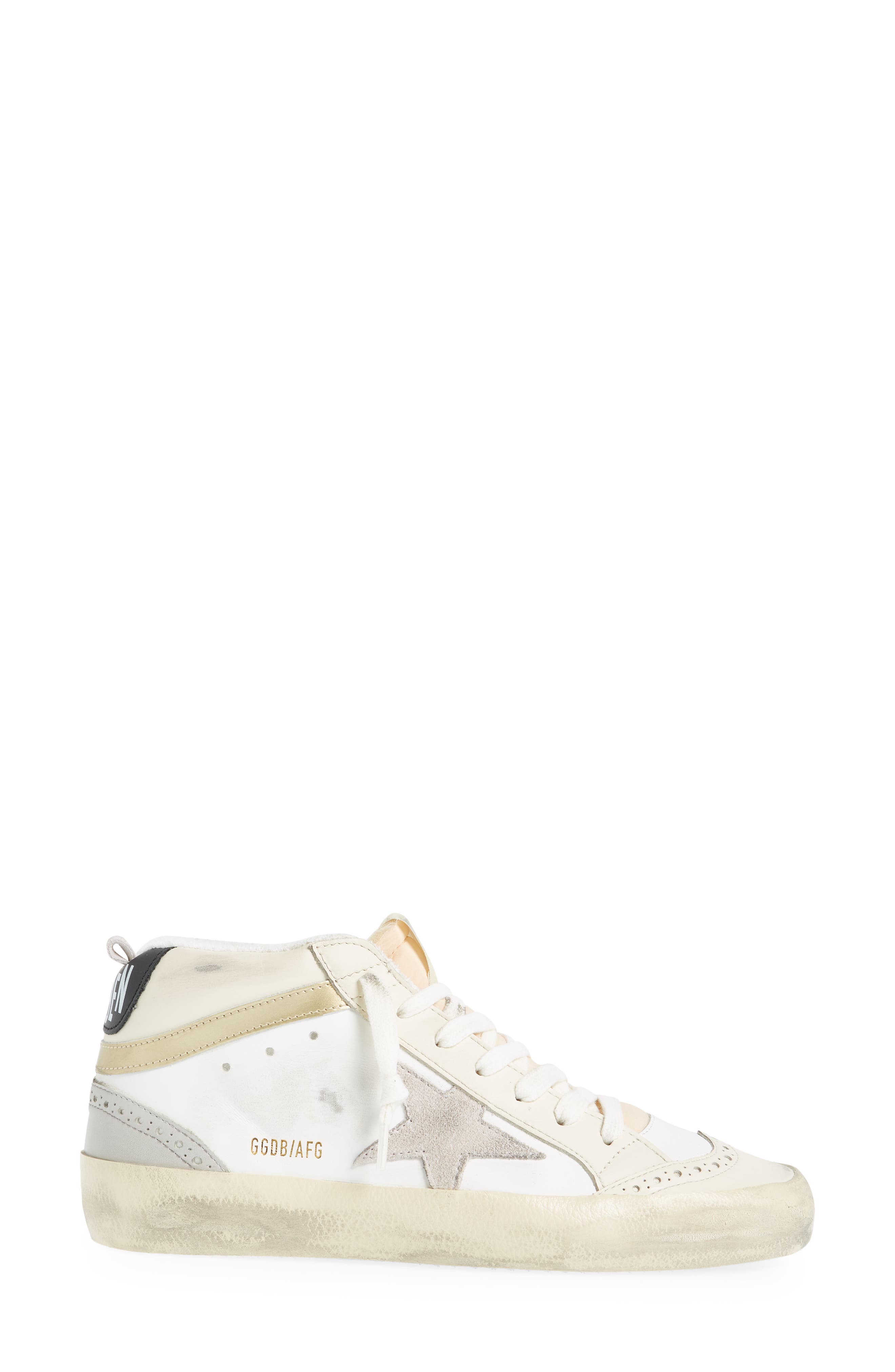 Golden Goose Mid Star Sneaker, Alternate, color, 