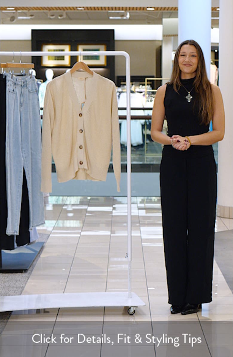 Miramar Linen & Organic Cotton Cardigan, sales video thumbnail