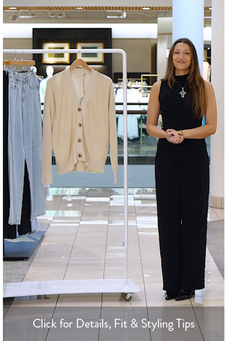 Miramar Linen & Organic Cotton Cardigan video