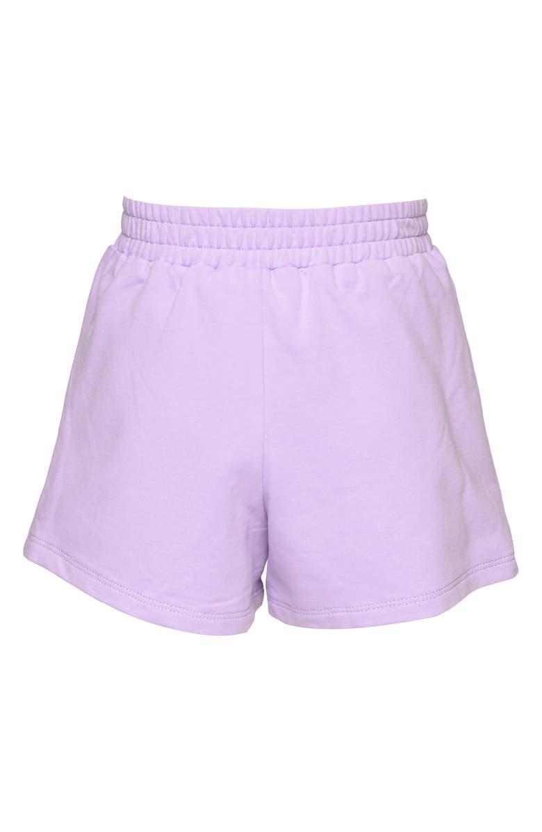 Baby Sara Kids' Rhinestone Stretch Cotton Shorts, Alternate, color, 