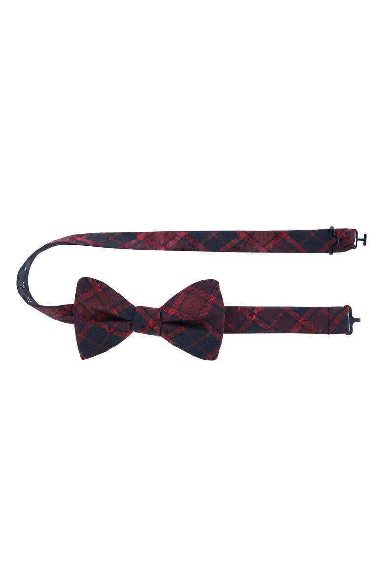 Trafalgar Kincaid Plaid Silk Bow Tie, Alternate, color,