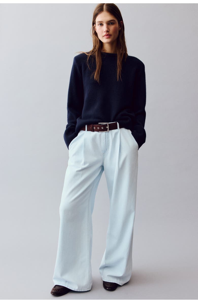 H&M Loose Fit Wide Regular Jeans, Alternate, color, 