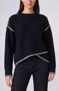 Liverpool Los Angeles Tipped Tulip Hem Sweater
