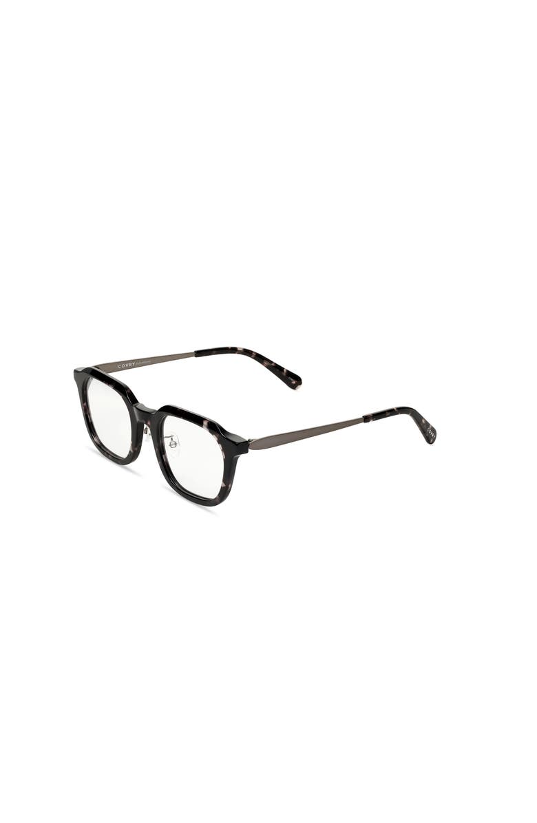 COVRY Riji Blue Light Blocking Glasses, Alternate, color, Tortoise With Black Metal
