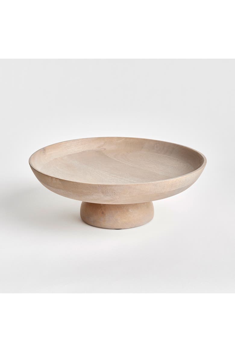 Bowie Footed Bowl, Alternate, color, Beige